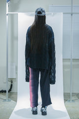 SPRAYED 3D CABLE LONG SLEEVE L