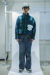 ULTRA-WIDE QUILTED FLANNEL SHIRT