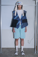 RECONSTRUCTED TEE LONG BRIM CAP
