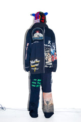 DECONSTRUCTED / RECONSTRUCTED VINTAGE T/COACH JACKET