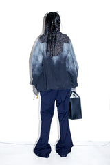 SPRAY PIGMENT-DYED BALACLAVA JACKET