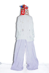 EARHOOD GLITTERY BALACLAVA SWEATER