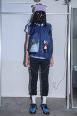 PHOTO PRINT SLING & CHAIN FAN VEST