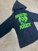 BALANCEWEARDESIGN (bal) / ACTIVE URBAN WEAR SUPPORT SYSTEM / VINTAGE 00s "ANAHEIM ARMY" PRINTED PULLOVER HOODIE