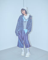 MELTED DAMAGE HOODIE / REFLECTED CHARACTER