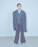 SEQUINED TWEED BIG JACKET