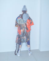 CUT-OFF HOODIE REMODELED FROM MASS-PRODUCED SWEATSHIRT