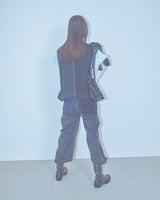 ITALIAN-MADE LUXURY FABRIC HAND-STITCHED BASTING TROUSERS