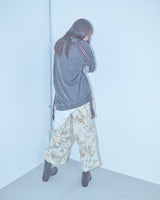 PIGMENT-DYED DISTRESSED TRACK JACKET