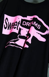 TEE/SWEETDREAMS BLACK