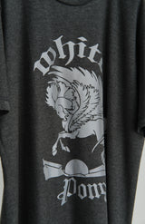 TEE/WHITEPONY    CHARCOAL