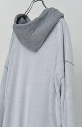 HOODIE/BUBBLEGUM GRAY