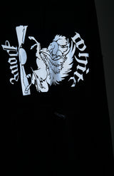 HOODIE/WHITEPONY BLACK