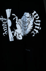 HOODIE/WHITEPONY BLACK