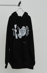 HOODIE/WHITEPONY BLACK