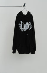 HOODIE/WHITEPONY BLACK