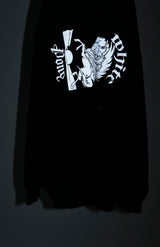 HOODIE/WHITEPONY BLACK