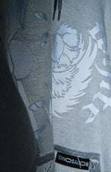 HOODIE/WHITEPONY GRAY