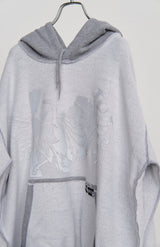 HOODIE/WHITEPONY GRAY