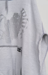 HOODIE/WHITEPONY GRAY