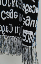 HIPPIEREVERSIBLEPONCHO BLACKMIX