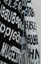 HIPPIEREVERSIBLEPONCHO BLACKMIX