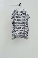 HIPPIEREVERSIBLEPONCHO BLACKMIX