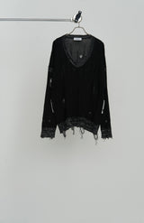 BUBBLEGUMDAMAGESWEATER		BLACK