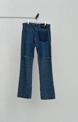 LASERCUTDISTRESSEDDENIM DENIM