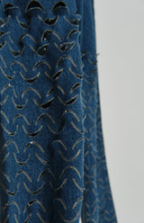 LASERCUTDISTRESSEDDENIM DENIM