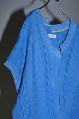 INSIDE OUT KNIT V BLUE