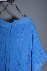 INSIDE OUT KNIT V BLUE