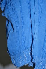 INSIDE OUT KNIT V BLUE