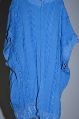 INSIDE OUT KNIT V BLUE