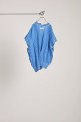 INSIDE OUT KNIT V BLUE