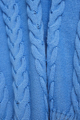 INSIDE OUT KNIT V BLUE