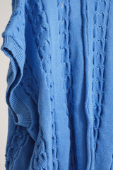INSIDE OUT KNIT V BLUE