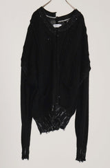 INSIDE OUT KNIT SW BLACK