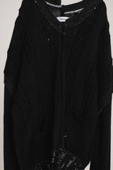 INSIDE OUT KNIT SW BLACK