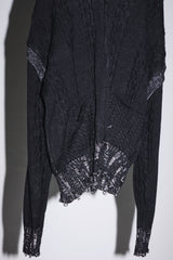 INSIDE OUT KNIT SW BLACK
