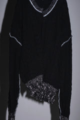 INSIDE OUT KNIT SW BLACK