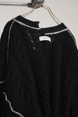 INSIDE OUT KNIT SW BLACK