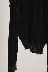 INSIDE OUT KNIT SW BLACK