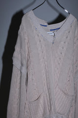 INSIDE OUT KNIT SW WHITE