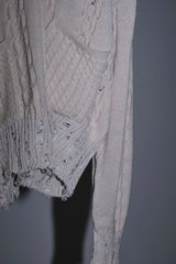 INSIDE OUT KNIT SW WHITE