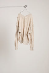 INSIDE OUT KNIT SW WHITE