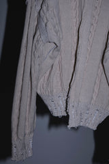 INSIDE OUT KNIT SW WHITE