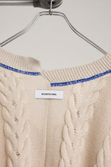 INSIDE OUT KNIT SW WHITE