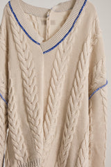 INSIDE OUT KNIT SW WHITE