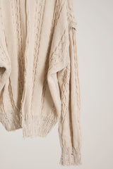 INSIDE OUT KNIT SW WHITE